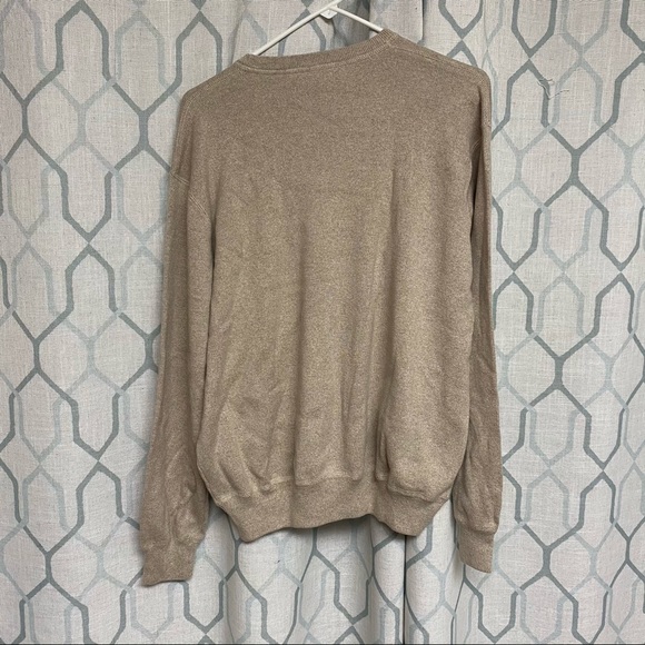 Men’s Polo Sweater Size XL NWT Oatmeal - Picture 2 of 6